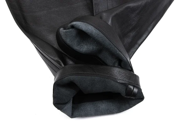 FICCE Ludwig van Beethoven Print Leather Pants K-163781_011