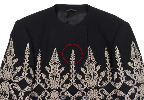 GIANNI VERSACE Wool Botanical Print Jacket & Skirt K-163784_004