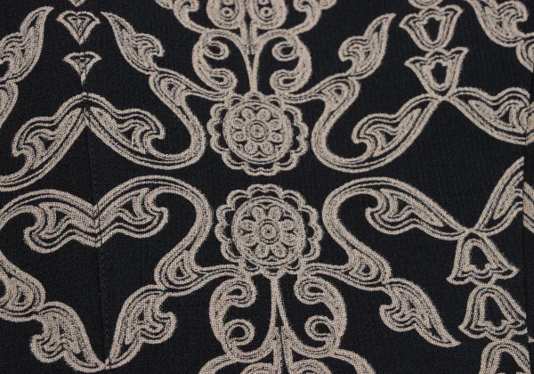 GIANNI VERSACE Wool Botanical Print Jacket & Skirt K-163784_010