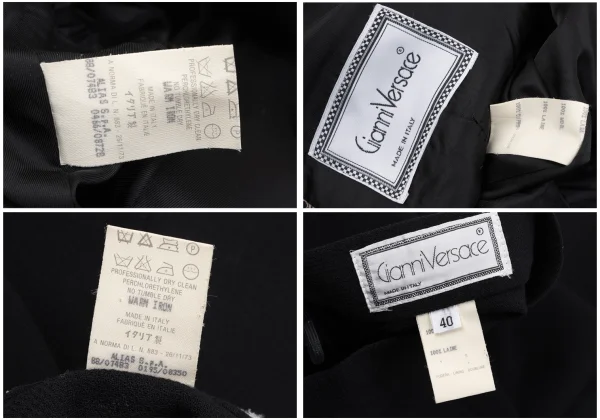 GIANNI VERSACE Wool Botanical Print Jacket & Skirt K-163784_020