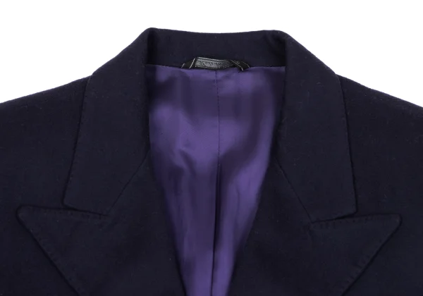 GIANNI VERSACE Wool Metal Button Peak Lapel Jacket K-163785_004