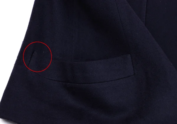 GIANNI VERSACE Wool Metal Button Peak Lapel Jacket K-163785_010