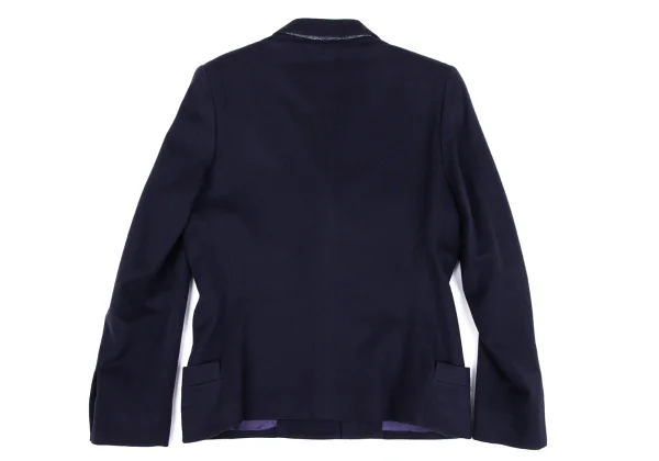 GIANNI VERSACE Wool Metal Button Peak Lapel Jacket K-163785_015