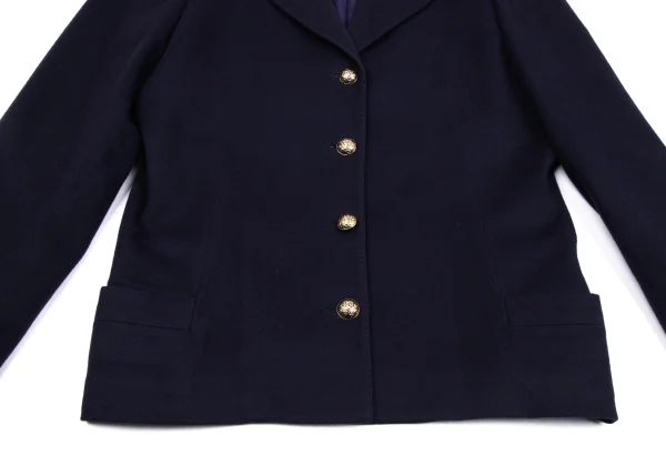 GIANNI VERSACE Wool Metal Button Jacket & Skirt K-163787_008