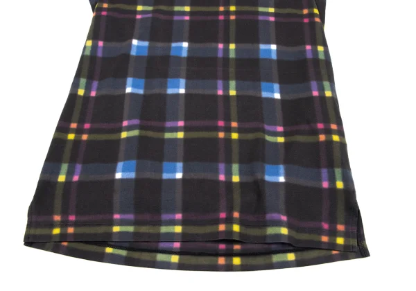 Y's Cotton Colorful Check Printed Tank Top K-163789_006