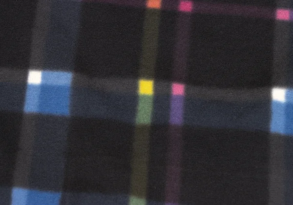 Y's Cotton Colorful Check Printed Tank Top K-163789_010