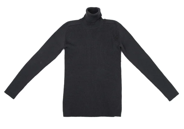 Y's Wool High Neck Knit Sweater K-163792_002