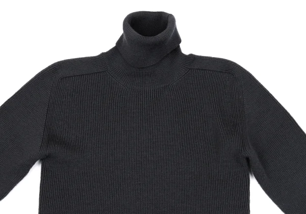 Y's Wool High Neck Knit Sweater K-163792_003