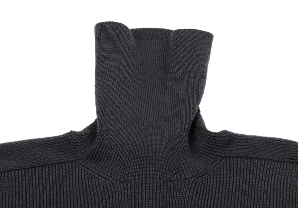 Y's Wool High Neck Knit Sweater K-163792_005