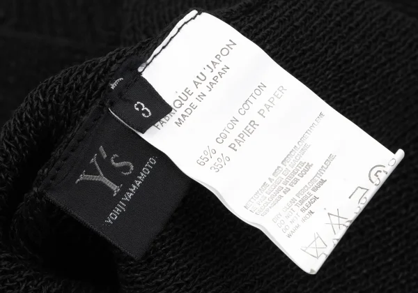 Y's Cotton Paper Knit Top K-163793_012
