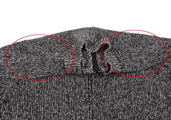 Y's Cotton Zip Up Short Sleeve Knit Sweater K-163794_004