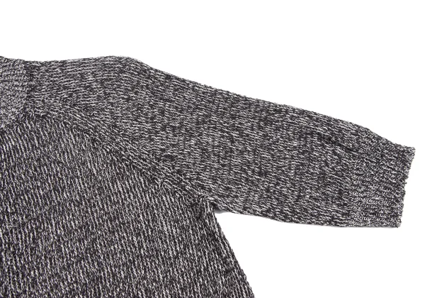 Y's Cotton Zip Up Short Sleeve Knit Sweater K-163794_008