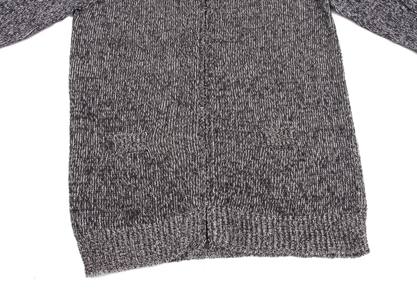 Y's Cotton Zip Up Short Sleeve Knit Sweater K-163794_010