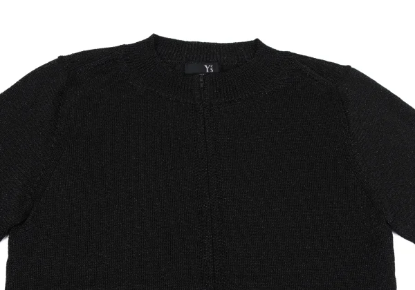Y's Glitter Zip Up Knit Cardigan K-163795_003