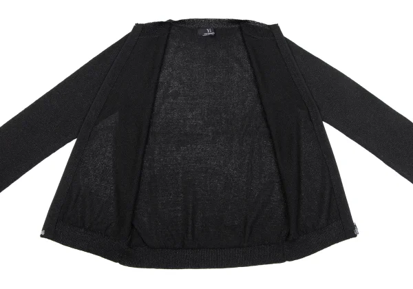 Y's Glitter Zip Up Knit Cardigan K-163795_008