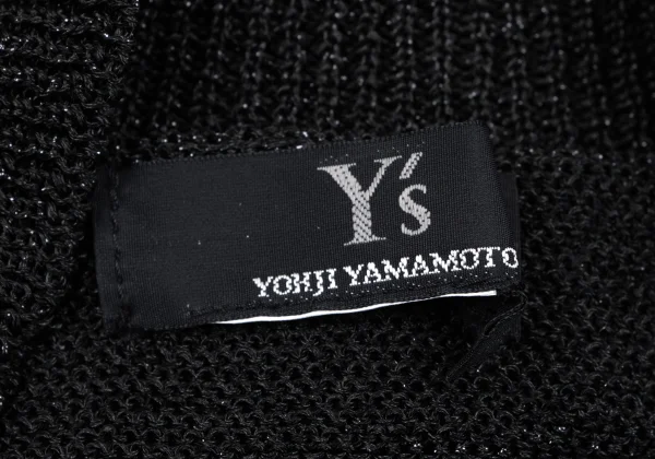 Y's Glitter Zip Up Knit Cardigan K-163795_013