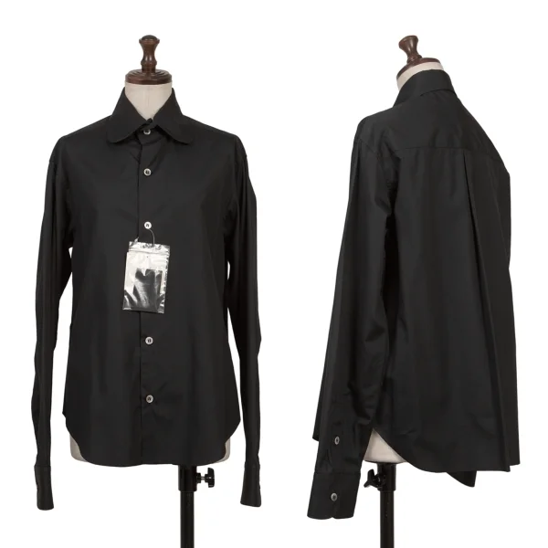 Y's Cotton Round Collar Shirt Navy 3 K-163797_001