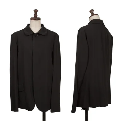 Y's Round Collar Summer Wool Jacket