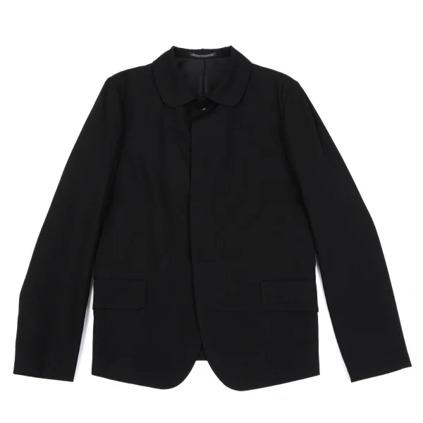 Y's Round Collar Summer Wool Jacket K-163798_002
