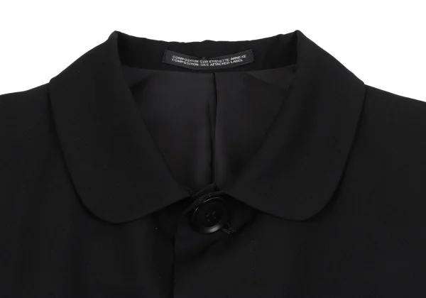 Y's Round Collar Summer Wool Jacket K-163798_004