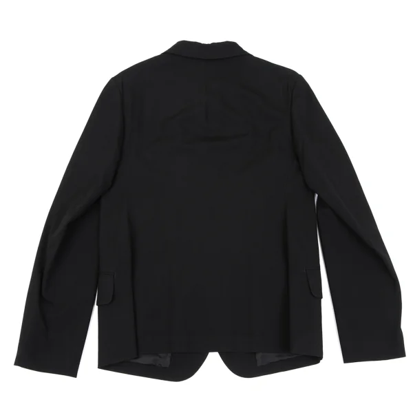 Y's Round Collar Summer Wool Jacket K-163798_013
