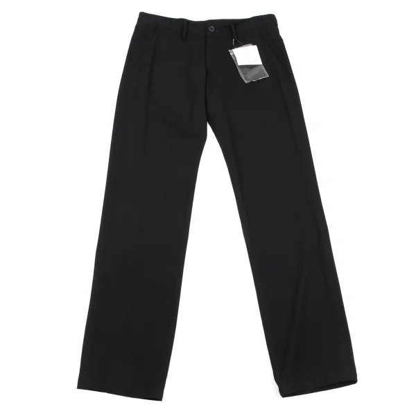 Y's Summer Wool Straight Pants Black 3 K-163799_001