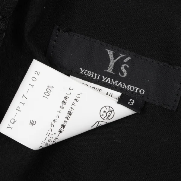 Y's Summer Wool Straight Pants K-163799_012