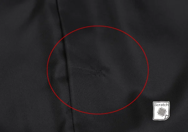 Y's Shiny Wool Stand Collar Double Zip Jacket K-163801_011