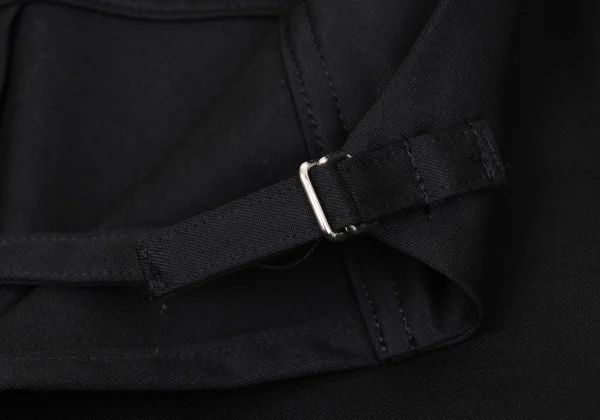 Y's Shiny Wool Stand Collar Jacket & Skirt K-163803_014