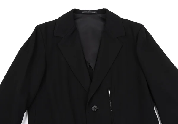Y's Wool Gaba Zip Pocket Jacket K-163804_003