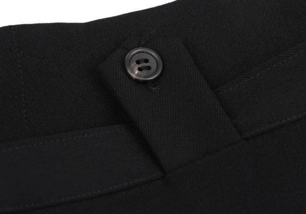 Y's Wool Gaba Mini Skirt Layered Pants K-163805_003