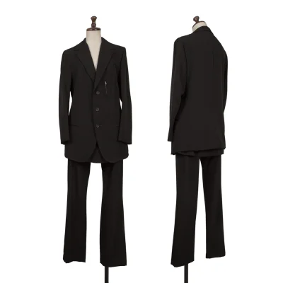 Y's Wool Gaba Zip Pocket Jacket & Pants