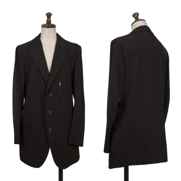 Y's Wool Gaba Zip Pocket Jacket & Pants K-163806_002