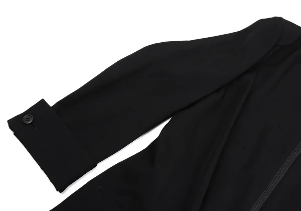 Y's Wool Gaba Double Cuffs Stand Collar Jacket K-163807_007