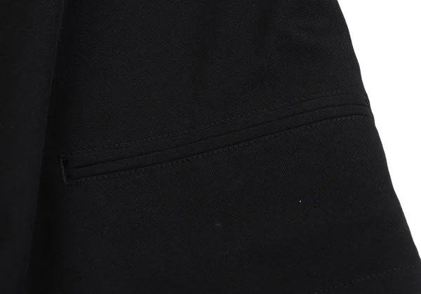 Y's Wool Gaba Double Cuffs Stand Collar Jacket K-163807_010