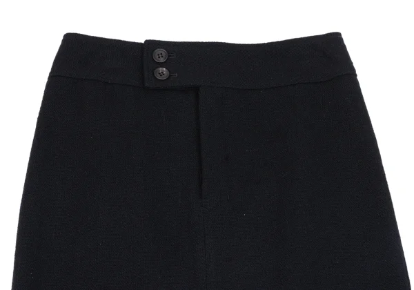 Y's Wool Tweed Side Slit Skirt K-163814_003