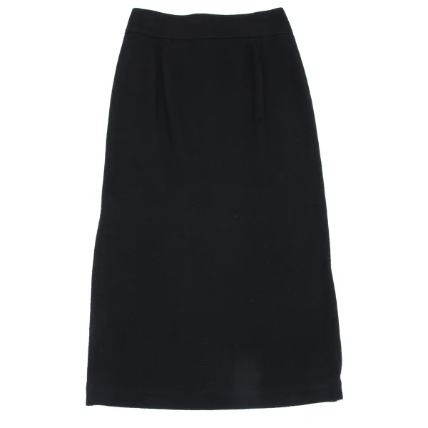 Y's Wool Tweed Side Slit Skirt K-163814_008