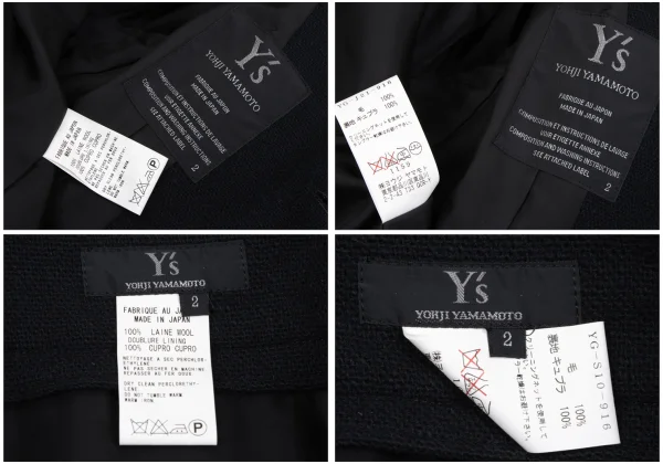 Y's Wool Tweed Jacket & Skirt K-163815_020