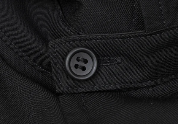 Y's Wool Gaba Round Hem Short Sleeve Shirt K-163816_005