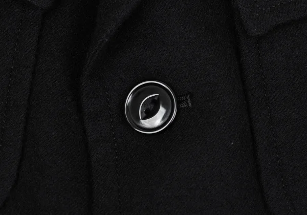 Y's Point Logo Embroidery Wool Brushed Jacket K-163819_006