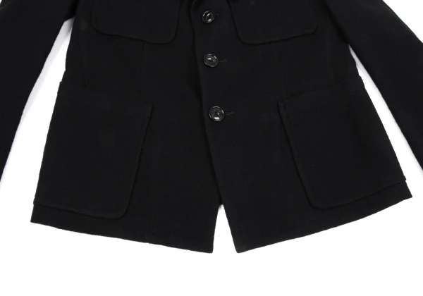 Y's Point Logo Embroidery Wool Brushed Jacket K-163819_010