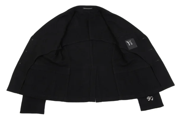 Y's Point Logo Embroidery Wool Brushed Jacket K-163819_012