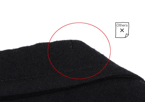 Y's Point Logo Embroidery Wool Brushed Jacket K-163819_014