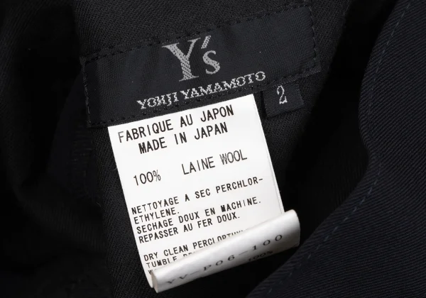 Y's Wool Gabardine Pants K-163825_012