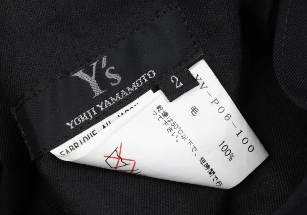 Y's Wool Gabardine Pants K-163825_013