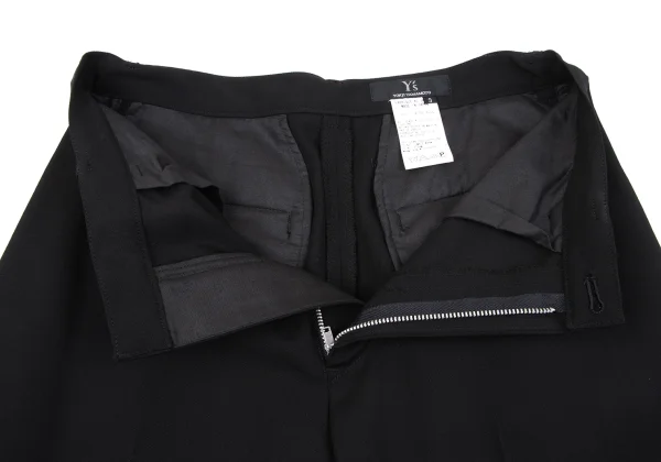 Y's Wool Gabardine Double Pants K-163826_005
