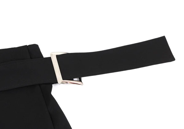 Y's Wool Gabardine Wrap Belted Wide Pants K-163829_004