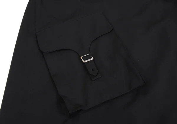 Y's Wool Gabardine Wrap Belted Wide Pants K-163829_006