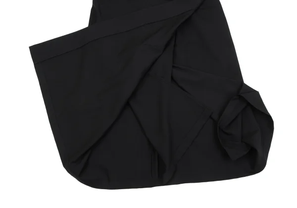 Y's Wool Gabardine Wrap Belted Wide Pants K-163829_011