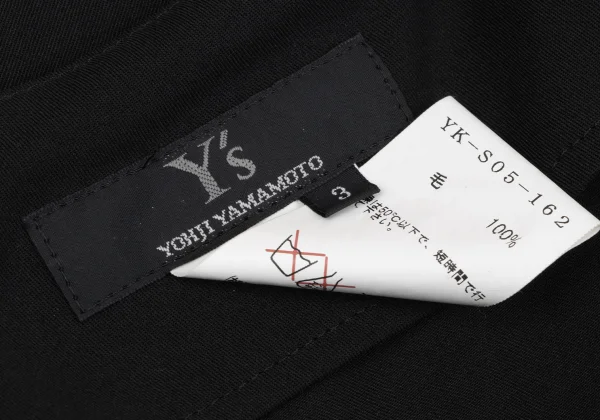 Y's Wool Back Pocket Skirt K-163830_011